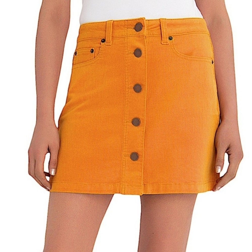 No Boundaries orange skirt